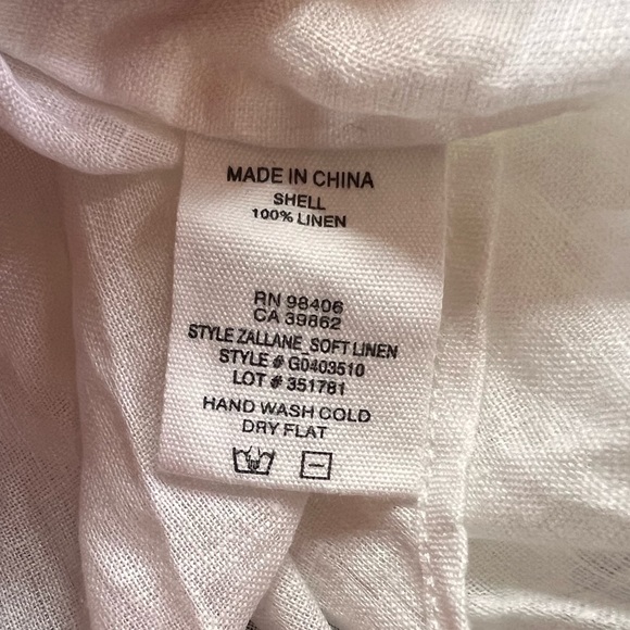 Theory linen button up shirt - Picture 5 of 5